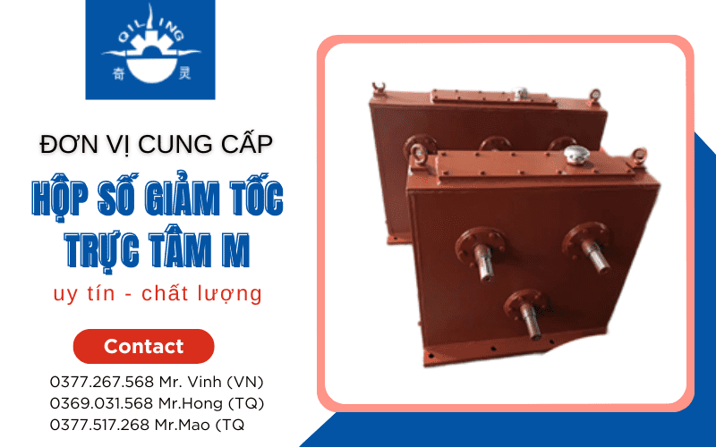 Hộp số giảm tốc trực tâm M