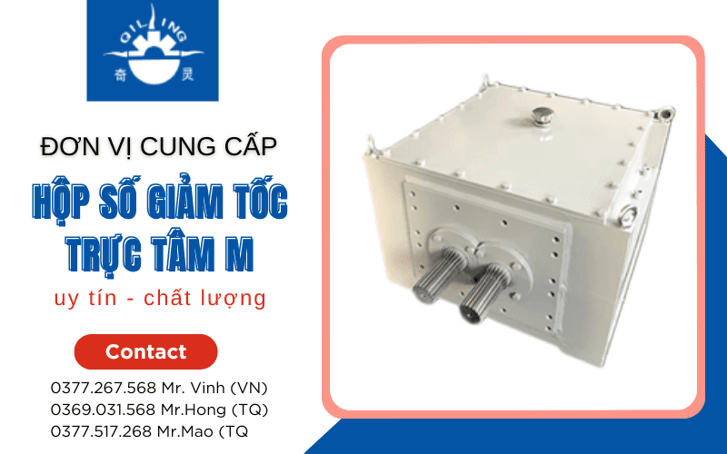 Hộp số giảm tốc trực tâm M