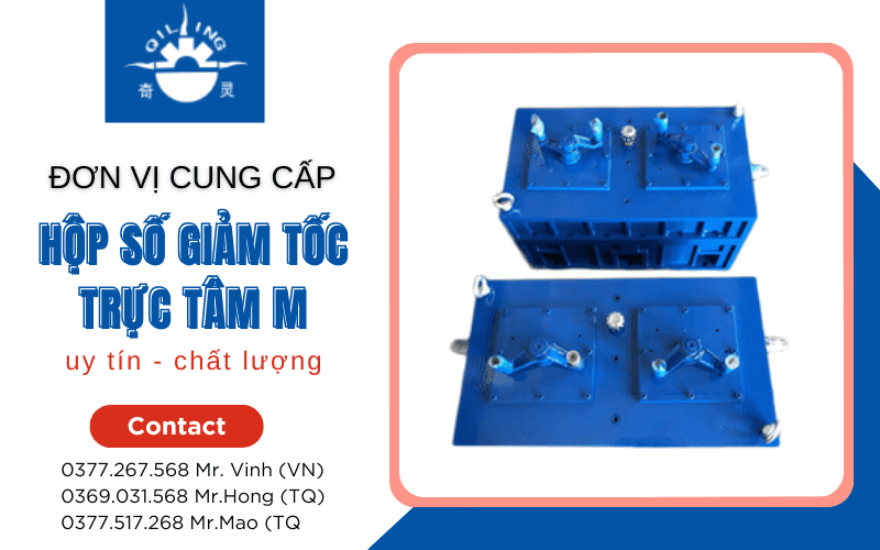 Hộp số giảm tốc trực tâm M