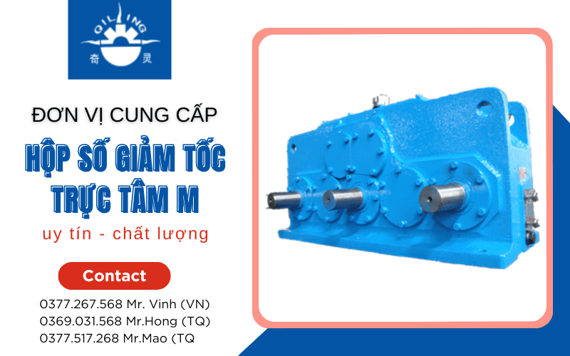 Hộp số giảm tốc trực tâm M