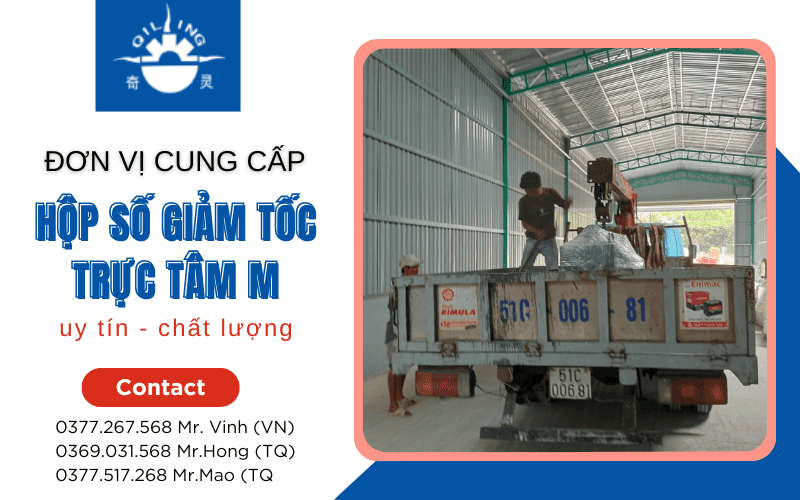 Hộp số giảm tốc trực tâm M